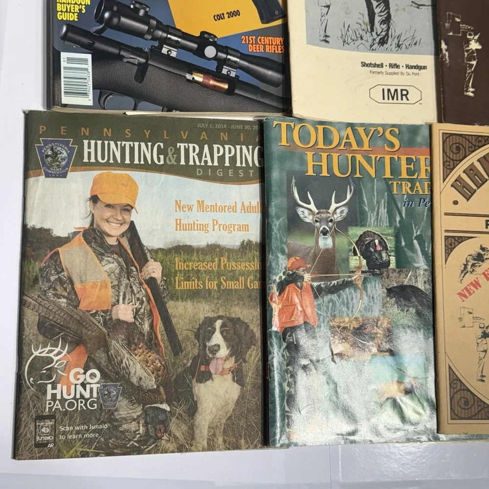 Vintage Reloading & Gun Magazine Lot (6) – Handloader, DuPont, Guns & Ammo